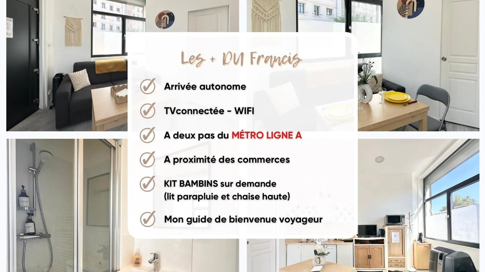 Apartment Le Francis, Petit Studio Proche Metro A Villeurbanne